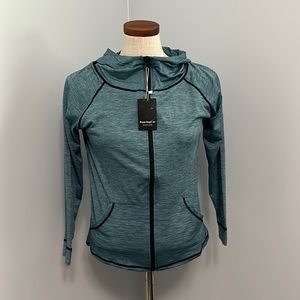 Dancing Cat Women’s Long Sleeve Zip Up Active Jacket